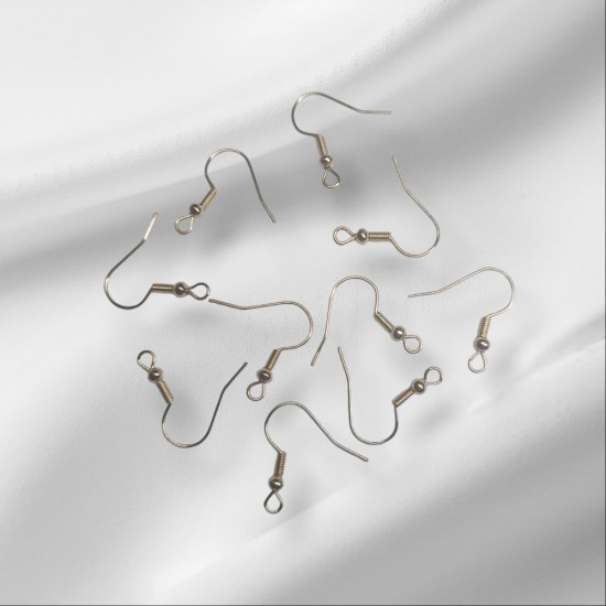 Серьги (основа) металл цв. розовое золото, цена за 20 шт